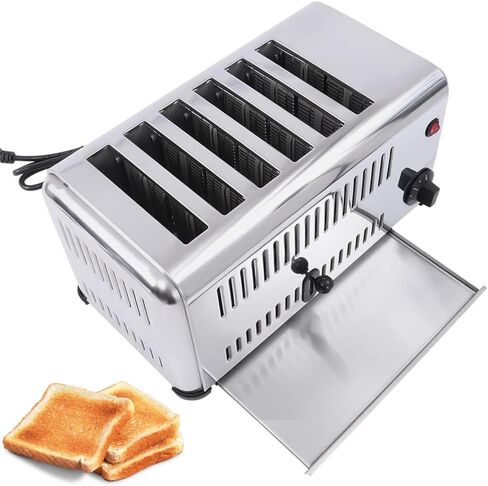 Commercial Toaster Bread, 2240/3240W Electric Hand Pop-up Toaster Oven with 5 Shade Settings & Extra Wide Slots (4 Slice) in Kuwait