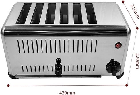 Commercial Toaster Bread, 2240/3240W Electric Hand Pop-up Toaster Oven with 5 Shade Settings & Extra Wide Slots (4 Slice) in Kuwait