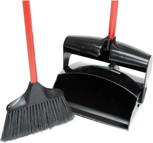 مكنسة الردهة التجارية Libman مقاس 36 بوصة ارتفاعًا ومجموعة مقلاة غبار مقاس 12 بوصة عرضًا، غطاء مغلق، مجموعة من 2 in Kuwait