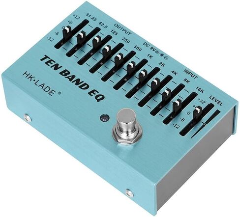 10-Band EQ Equalizer Guitar Effects Pedal with True Bypass for Guitar and Bass, Aluminum Alloy Housing in Kuwait