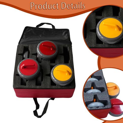 8X Kids Curling Ball Indoor Curling Toy Educational Portable Travel Family Game 17cm for Team Building Activities Classroom in Kuwait