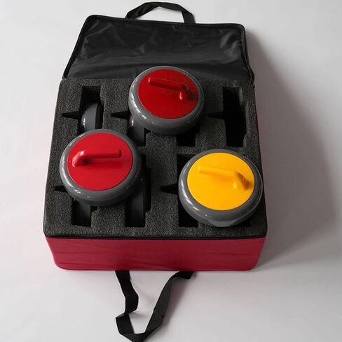 8X Kids Curling Ball Indoor Curling Toy Educational Portable Travel Family Game 17cm for Team Building Activities Classroom in Kuwait