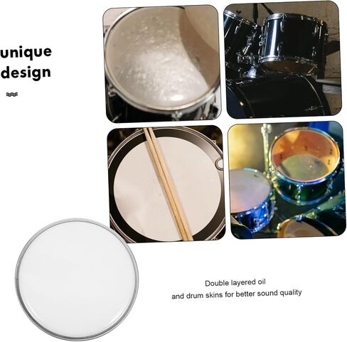 جلد طبل بديل خفيف الوزن من VICASKY Top Snare Drumhead مقاس 10 بوصات طبلة الجاز in Kuwait