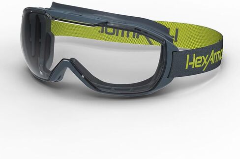 نظارات أمان HexArmor MX500 مضادة للضباب، تصميم فوق النظارات، مجال رؤية واسع، حماية العين من رذاذ السائل in Kuwait