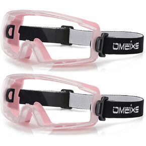 Anti Fog Safety Goggles Over Glasses - ANSI Z87.1 Certified Eye Protection for Chemistry Lab Work - 2 Pack in Kuwait