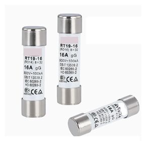20 قطعة MRO RO14 السيراميك فيوز أنبوب 8X32 مللي متر 8.5*31.5/8*32 R014 RT19-16 500V الصمامات الأساسية gG0.5A 1A 2A 4A 5A 6A 10A 16A 20A 25A(2A) in Kuwait