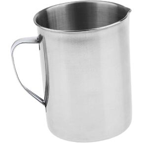 Lab Handle Water Liquid Mug Stainless Steel Measuring Cup Pitcher with Spout Volume Scale Design Suitable for Restaurant Kitchen in Kuwait