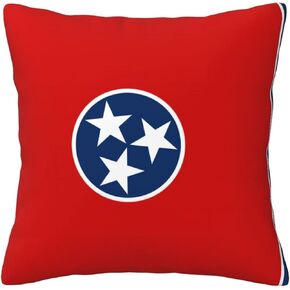 Tennessee State Flag All-Season Throw Pillowcases, Fabric Sofa and Interior Decorative Pillowcases, Soft and Fluffy Cushions. in Kuwait