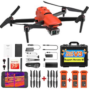 Autel Robotics EVO II Dual 640T V3, 640*512 T~hermal, 0.8'' CMOS&50MP 8K RYYB Sensor, 10 Color Schemes, 40 Minutes, EVO 2 Dual 640T for Search&Rescue/Power Inspection/Public Safety, 15KM Transmission in Kuwait