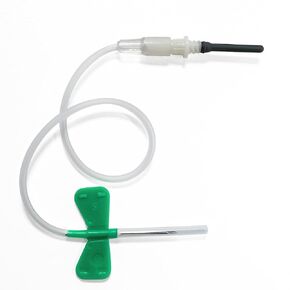 Blood Collection Needles, 21 Butterfly Needles with Luer Adapter Sterile Individually Wrapped- 50Pcs in Kuwait