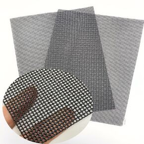 PVC Coated 304 Stainless Steel Mesh,2 Pack Woven Wire Mesh Screen Steel Woven Wire Mesh for Vent, Cage, Cabinets Mesh, Security Guard Garden Screen Hole Diameter 1.5mm (30 X 21CM) in Saudi Arabia