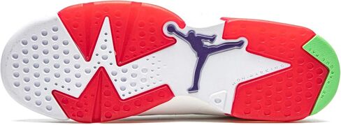 رمادي محايد / أسود / أبيض / أحمر حقيقي Nike Grade School Air Jordan 6 Retro in Kuwait