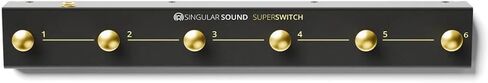 Singular Sound SuperSwitch للاستخدام مع BeatBuddy 2 Drum Machine وEros Looper | 6 أزرار | أوامر متعددة الأزرار | لحظة مفتاح القدم | التحكم الموسع in Kuwait
