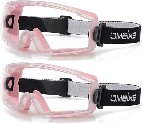 Anti Fog Safety Goggles Over Glasses - ANSI Z87.1 Certified Eye Protection for Chemistry Lab Work - 2 Pack in Kuwait
