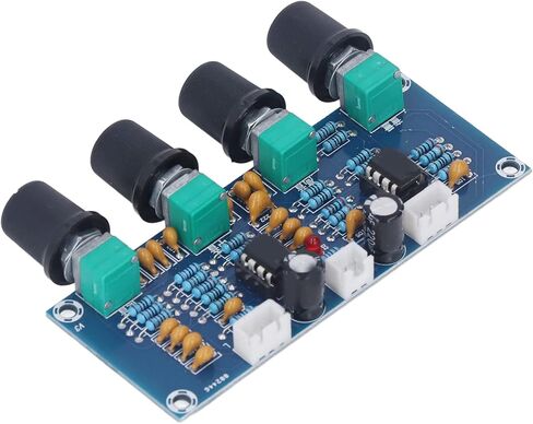 Zerodis Modules Channel Preamplifier Board with 2pcs Connecting Cable for Digital Amplifier DC 12V 24V Preamp Module Dual in Kuwait