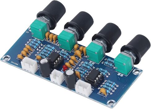 Zerodis Modules Channel Preamplifier Board with 2pcs Connecting Cable for Digital Amplifier DC 12V 24V Preamp Module Dual in Kuwait