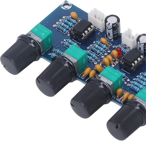 Zerodis Modules Channel Preamplifier Board with 2pcs Connecting Cable for Digital Amplifier DC 12V 24V Preamp Module Dual in Kuwait