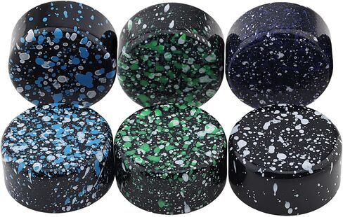6pcs Guitar Effect Pedal Footswitch Caps,Aluminum Alloy Shell Colorful Dot Painted Guitar Effect Pedal Foot Switch Protection Cap, Tool-Free Snap-On Design Pedal Foot Nail Cap in Kuwait