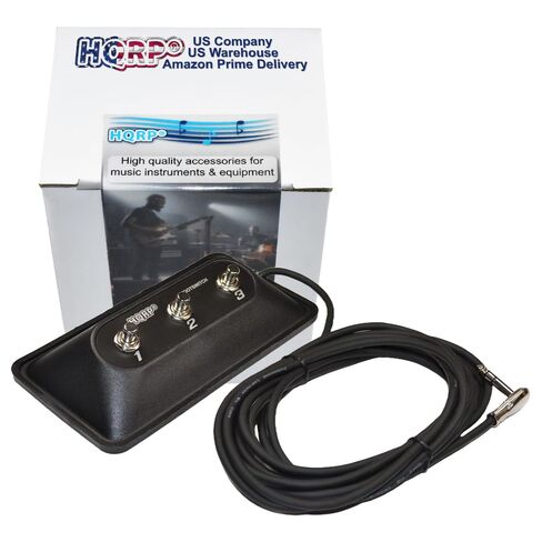 HQRP Switch-3 مفتاح قدم لحظي لـ TC-Helicon Harmony-M، VoiceWorks، VoiceWorksPlus، VoiceDoubler، BH250 & BG250 Amp، Performance-VK، Performance-VE، Play Acoustic، قابس 1/4 بوصة، كابل بطول 14 قدمًا in Kuwait