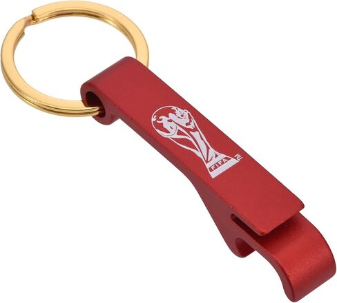 Official FIFA World Cup 2026 Edition - 2.5 inch Red, White & Blue Bottle Opener Keychain Combo Set (1 of Each) - Once-in-a-Lifetime Collector’s Items - Premium Lightweight Aluminium Alloy in Kuwait