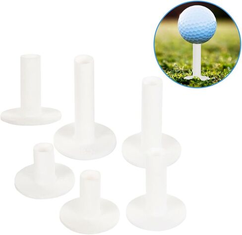 MERRYHAPY 6pcs Silicone Golf Tees Holder for Practice Range, Compact and Lightweight Golf Ball Stands Minimizing Ball Rolling, for Outdoor Training Sessions in Kuwait