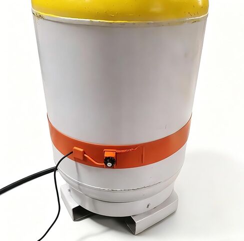 Metal Drum Heater for 55 Gallon Barrel, 110V Bucket Heater for Metal Oil Drum, Heating Band with Adjustable Thermostat, Heavy Duty Silicone Rubber Grease Keg Honey Pail Heater (68.5" x 5") in Kuwait