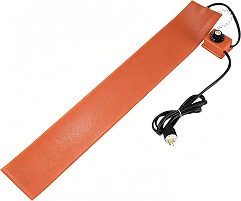 Metal Drum Heater for 55 Gallon Barrel, 110V Bucket Heater for Metal Oil Drum, Heating Band with Adjustable Thermostat, Heavy Duty Silicone Rubber Grease Keg Honey Pail Heater (68.5" x 5") in Kuwait