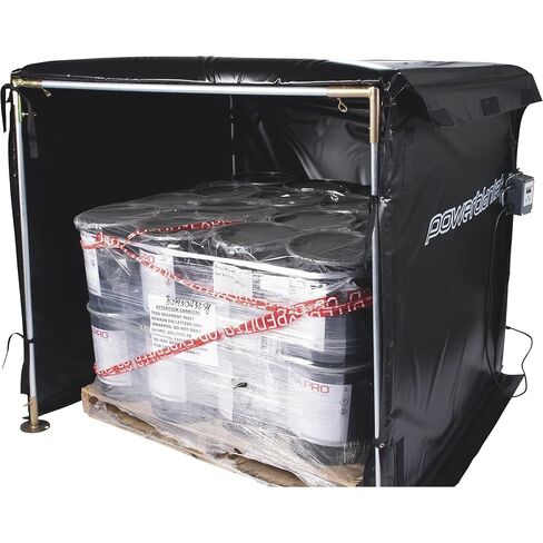 Powerblanket HB64PRO-1440 سخان المواد السائبة، سخان الصندوق الساخن، 64 متر مكعب. قدم مساحة ساخنة، 1440 وات، 120 فولت، أسود in Kuwait
