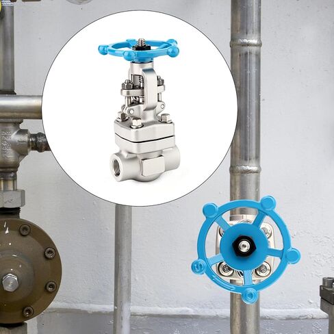 TAISHER 1PCS Forging of 304 Stainless Steel Gate Valve, 1" NPT Female Rotary Sluice Valve With Wheel Handle, For Water, Oil, Gas in Kuwait