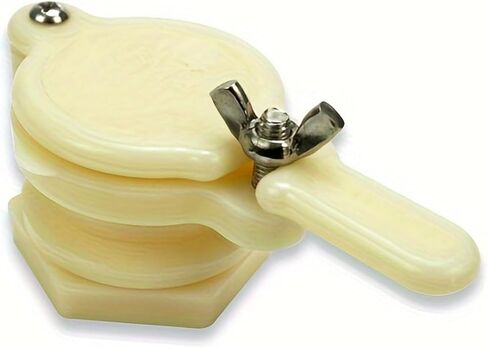 2pcs Easy-Flow Honey Gate Valve - Durable Plastic Beekeeping Extractor Tap for Bottling, Fits Most Barrels (2pcs) in Kuwait