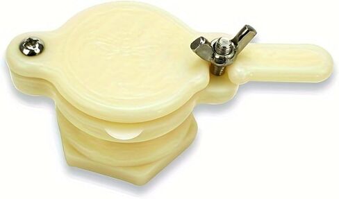 2pcs Easy-Flow Honey Gate Valve - Durable Plastic Beekeeping Extractor Tap for Bottling, Fits Most Barrels (2pcs) in Kuwait