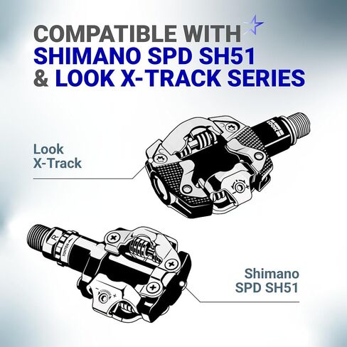 BlueStars 2 Packs Bike Cleats - Compatible with Shimano - Cycling Cleat for Cycling Shoes Suitable for Spinning Indoor Cycling Mountain Biking Outdoor Road Cycling in Kuwait