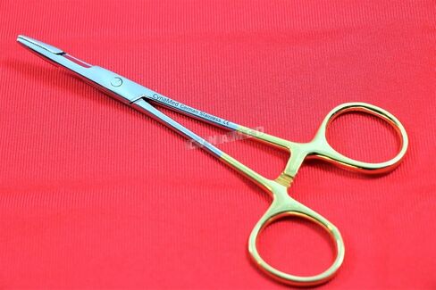 HEMOSTAT FORCEPS PREMIUM OLSEN HEGAR NEEDLE HOLDER 6.5 Inches 2PCS CYNAMED in Kuwait