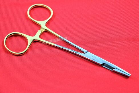 HEMOSTAT FORCEPS PREMIUM OLSEN HEGAR NEEDLE HOLDER 6.5 Inches 2PCS CYNAMED in Kuwait