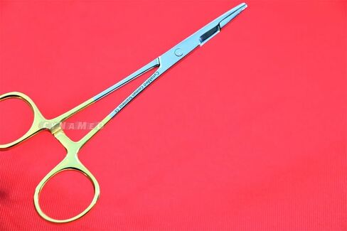 HEMOSTAT FORCEPS PREMIUM OLSEN HEGAR NEEDLE HOLDER 6.5 Inches 2PCS CYNAMED in Kuwait
