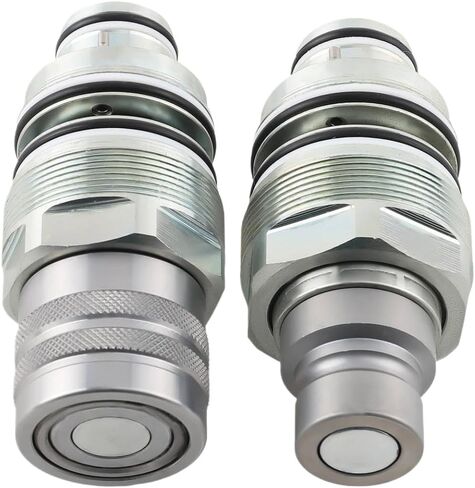 Flat Face Coupler Kit 2X Male And Female Compatible With T250 T300 T320 6679837 6680018 Hydraulic Quick Connect Coupler in Kuwait