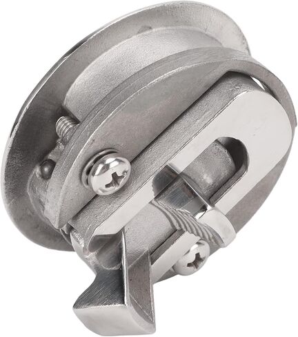 2in Boat Door Hatch Lock, 316 Stainless Steel Flush Pull Slam Latch with Key Lock, for Marine RV Cabinets in Kuwait