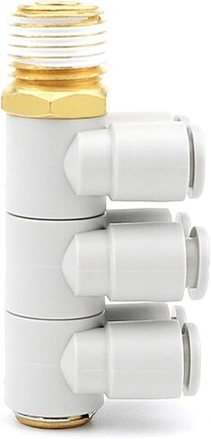 KQ2ZT04-06-08-10-12-01-02-03-04S Double-headed Three-group Pneumatic Joint Gas Path 1Pcs(KQ2ZT06-01AS) in Saudi Arabia