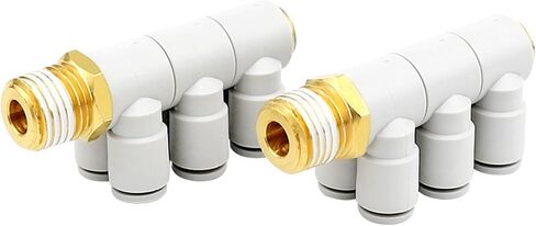 KQ2ZT04-06-08-10-12-01-02-03-04S Double-headed Three-group Pneumatic Joint Gas Path 1Pcs(KQ2ZT06-01AS) in Saudi Arabia