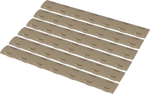 5Pack Brown Picatinny Polymer Rail for M-Rail in Kuwait