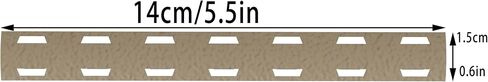 5Pack Brown Picatinny Polymer Rail for M-Rail in Kuwait