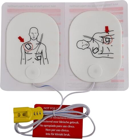 وسادات تدريب AED، وسادات تدريب Defib متوافقة مع جهاز تدريب HeartStart AED من Philips، (وضع البالغين) XFT-P150 in Kuwait