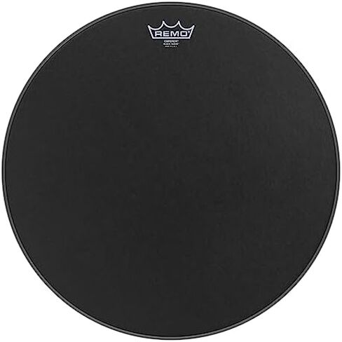 رأس طبلة Remo Emperor Black Suede™، مقاس 18 بوصة in Kuwait