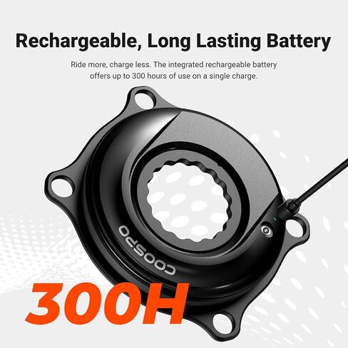 CooSpo S10 Power Meter Spider for Easton 110 BCD 4-Bolt Crankset، عداد طاقة دقيق مزدوج الجوانب، متوافق مع Bluetooth/ANT+، عنكبوت خفيف الوزن لركوب الدراجات على الطرق والجبال in Kuwait