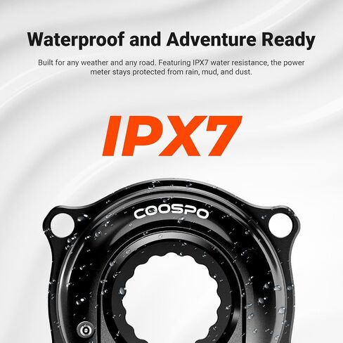CooSpo S10 Power Meter Spider for Easton 110 BCD 4-Bolt Crankset، عداد طاقة دقيق مزدوج الجوانب، متوافق مع Bluetooth/ANT+، عنكبوت خفيف الوزن لركوب الدراجات على الطرق والجبال in Kuwait
