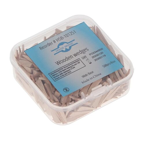 101251 HSB Dental Matrix Wood Wedges Wide Base 500/Bx in Kuwait