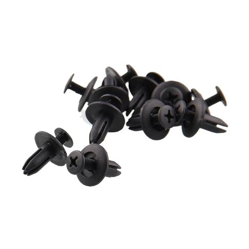 240Pcs 6mm Plastic Push Pin Clips for Automotive Bumper Trim Fender Compatible with 6mm Hole Diameter in Kuwait
