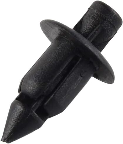 100 Pcs 6mm Hole Dia Black Plastic Push in Type Rivets Fastener Pin Clips ATV for y-z-f Compatible with po-la-ri-s in Saudi Arabia