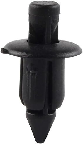 100 Pcs 6mm Hole Dia Black Plastic Push in Type Rivets Fastener Pin Clips ATV for y-z-f Compatible with po-la-ri-s in Saudi Arabia