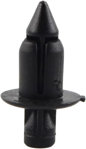 100 Pcs 6mm Hole Dia Black Plastic Push in Type Rivets Fastener Pin Clips ATV for y-z-f Compatible with po-la-ri-s in Saudi Arabia